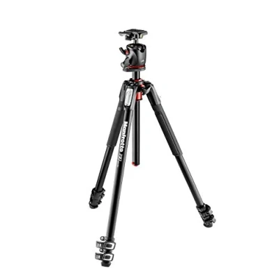 Imagen de Manfrotto 190 XPro Kit trípode con rótula de Bola, 3 Secciones (Aluminio) (MK190XPRO3 BHQ2)