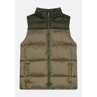 Imagen de Columbia chaleco acolchado unisex para jóvenes, acolchado, calentador de cuerpo, verde piedra, verde, talla L