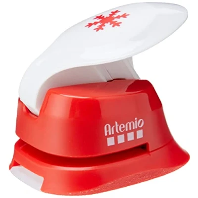 Imagen de Artemio Punzón de Palanca EVA 1,6 cm con Copo Nieve, Madera, Espuma, Rojo