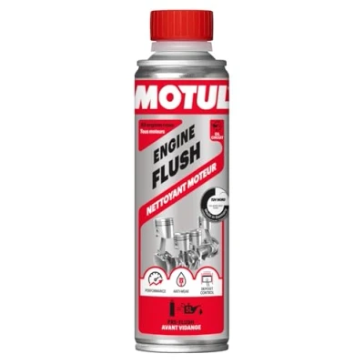 Imagen de MOTUL Limpiador de Motores Antes Cambio Aceite, Aditivo para Aceite Gasolina y Diésel, Antidesgaste, Reduce el Consumo Las Emisiones, Ideal la ITV, Engine Flush, 300 ml