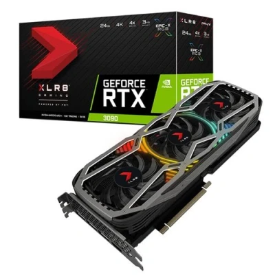 Imagen de Tarjeta Gráfica Pny Rtx 3090 Xlr8 Epic x Rgb 24gb Gddr6x