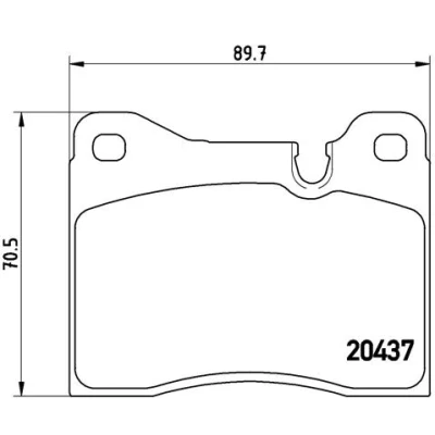 Imagen de BREMBO P 06 003 Juego de pastillas freno preparado para indicador desgaste sin accesorios BMW: 6 Coupé, 5 Berlina