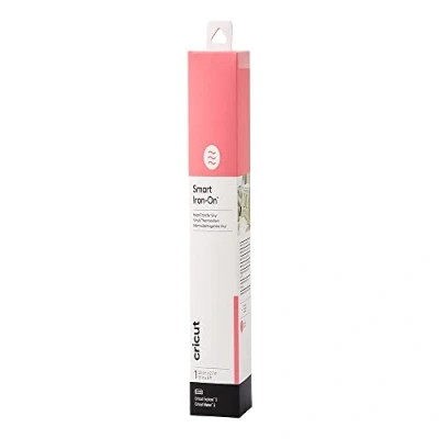 Imagen de Cricut Smart Iron On Heat Transfer Vinyl 1 Sheet 33cm x Pink, PVC, 2.7m (9ft), Cloruro de polivinilo