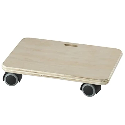 Imagen de Dörner + Helmer 2906812 Quattro Soft Carrito de Transporte (Capacidad Carga 80 kg, Superficie Apoyo 290 x 190 mm, Ayuda para Transporte, Ruedas parqué)