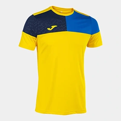 Imagen de Joma Camiseta Manga Corta Crew v Amarillo Royal Marino
