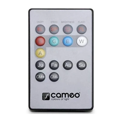 Imagen de Cameo FLAT PAR CAN REMOTE Mando a distancia de infrarrojos para foco