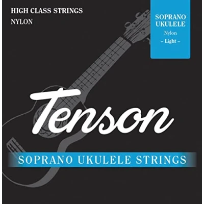 Imagen de GEWA Tenson 022 Juego de cuerdas para ukelele soprano (nailon, grosor), color negro