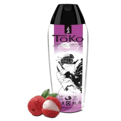 Imagen de Lubricante de Shunga vegano con sabor a lichi toko 165 ml