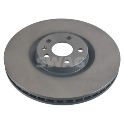 Imagen de SWAG 33 10 6961 Disco de freno Eje delantero 345 30 5 108 ventilación interna revestido VOLVO: XC90 II, XC60 V90 II Familiar