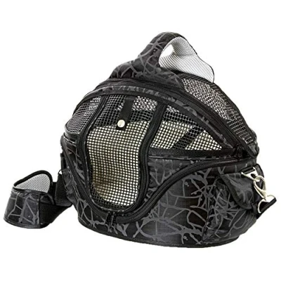 Imagen de Karlie 31398 Bolso Viaje y Cama 2 en 1 Shopper de Luxe Nylon, Negro