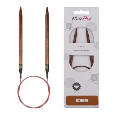 Imagen de KnitPro K31091 Agujas de Tejer, Madera, Colores Variados, 5 mm