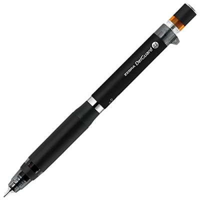 Imagen de ZEBRA Lápiz mecánico DelGuard tipo ER 0,5 mm, negro (P MA88 BK)