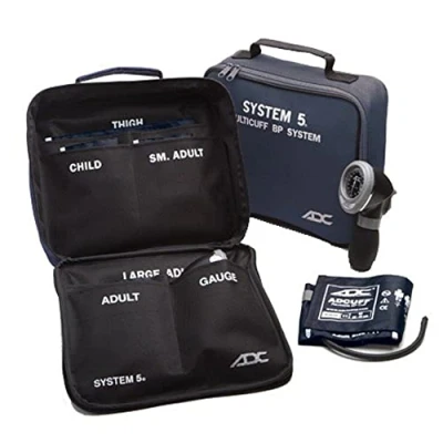 Imagen de ADC Diagnostix System 5 (740 N) Kit para técnicos de emergencias médicas formado por brazaletes y esfigmomanómetro aneroide mano profesional