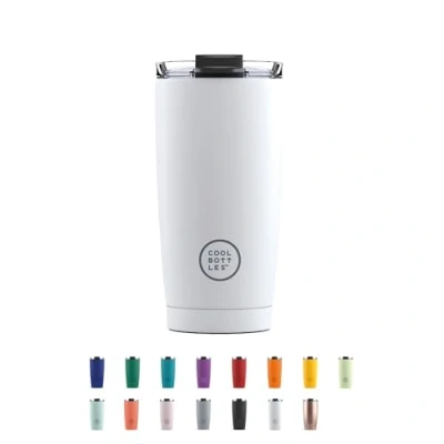 Imagen de Termo Café Bebidas Calientes 5 Horas y Frías 10 550 ml Vaso Térmico de Acero Inoxidable Libre BPA Tapa Hermética Diseño Antimanchas Mono White Cool Bottles