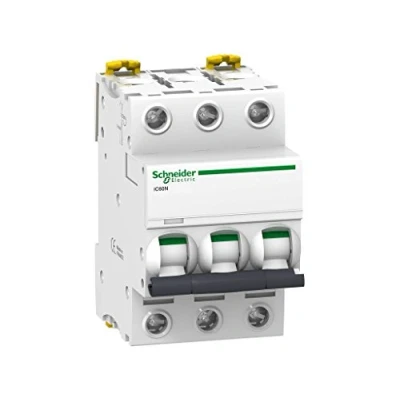 Imagen de Schneider Electric A9F74304 Interruptor Automático Magnetotérmico Ic60N, 3P, 4A, Curva C
