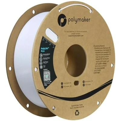 Imagen de Polymaker PolyLite PLA 1.75mm 1kg Cold White