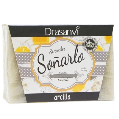 Imagen de DRASANVI JABÓN DE ARCILLA ANTIACNÉ REGULADOR VEGANO Ayuda a las pieles grasas 100g