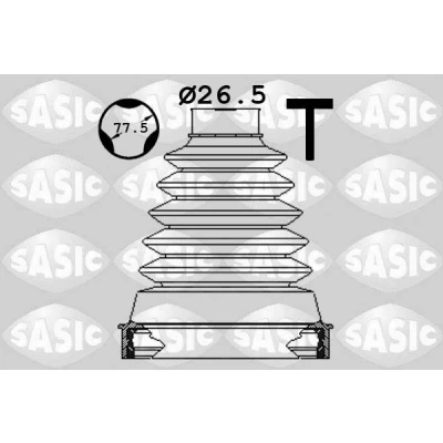 Imagen de Juego de fuelles, árbol transmisión SASIC 1900048