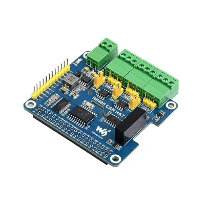 Imagen de Waveshare Isolated RS485 Can Hat B Type For Raspberry Pi 2 Ch and 1 Multi Protections