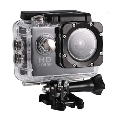 Imagen de Topiky Cámara de acción 4K WiFi Impermeable 30m Deportes al Aire Libre Video DV 1080P Full HD LCD Mini videocámara con 900mAh Baterías Recargables y Accesorios Montaje Kits(Negro)