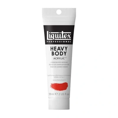 Imagen de Liquitex LQX ACRILICO HEAVY BODY 59ML ROJO DE CADMIO MEDIO