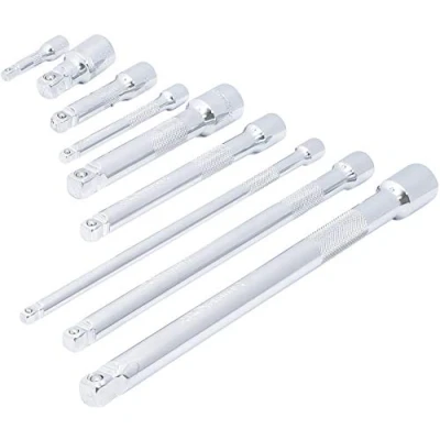 Imagen de BGS Diy 6113 Juego de extensiónes basculantes 6,3 mm (1/4&quot;) / 10 (3/8&quot;) 12,5 (1/2&quot;) 9 piezas