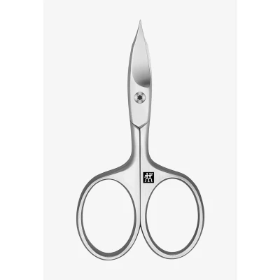 Imagen de ZWILLING Tijeras combinadas para uñas (tijeras y cutículas, filo curvado punta fina un corte preciso), premium, plata, 90 mm