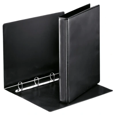 Imagen de Esselte Panorama Ring Binders A4, 25 mm Black Carpeta de cartón (25 Black, Negro, 44 x 260 318 mm, 2,5 cm)