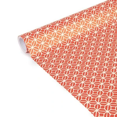Imagen de Clairefontaine 223863C Tiny Rolls Rollo de papel regalo (5 m x 35 cm, 80 g), diseño cuadrado
