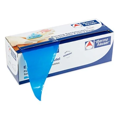 Imagen de Thermohauser WPS1801 Manga pastelera desechable (plástico, 100 Unidades, 53,0 x 27,5 0,0075 cm), Color Azul, PE
