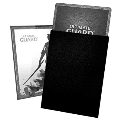 Imagen de Ultimate Guard Katana Sleeves Standardgröße, Schwarz (100) Fundas para Tarjetas, Color Negro, Standard Size (66 x 91mm) (UGD010112HEO)