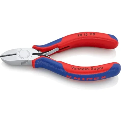 Imagen de Knipex Alicate de corte diagonal cromado, con fundas multicomponentes 110 mm 70 15