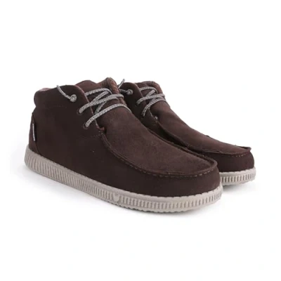 Imagen de WALK IN PITAS WP150 HI Waterproof Botas Hombre Casual Botín Serraje Bota Urbana Caña Baja Calzado Cómodo Chico Zapatillas Invierno Zapatos Marrón 45