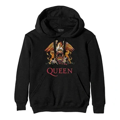 Imagen de Rockoff Trade Queen Classic Crest Pullover Capucha, Negro (Black Black), XX Large para Hombre