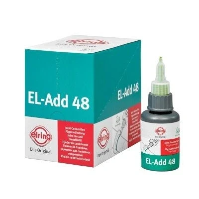 Imagen de ELRING 954.030 Material de estanqueidad Botella 50 sin disolventes, poca embrague del ventilador , endurecible verde