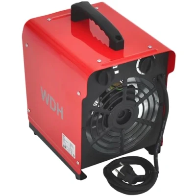 Imagen de Aktobis Calefactor eléctrico ventilador Control de heladas obra WDH BGP03 con integrado y una potencia calorífica máxima 3.000 vatios (3 kW)