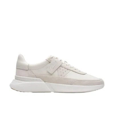 Imagen de Clarks Craft Pace, Hombre, White Leather, 44.5 EU