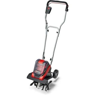 Imagen de Einhell Aradora inalámbrica GE CR 30 Li Power X Change Iones de litio 36 V, interruptor seguridad 2 puntos, mango plegable, ruedas transporte, suministrado sin batería ni cargador