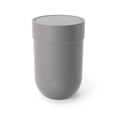 Imagen de Umbra Touch Bote de basura con tapa para baño, capacidad 6 litros, Gris