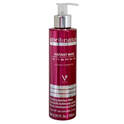 Imagen de abril et nature Mascarilla para pelo Energic Suaviza e Hidrata con Iones Positivas Elimina la Electricidad Estática y el Encrespado Recupera Vitalidad Brillo 200 ml