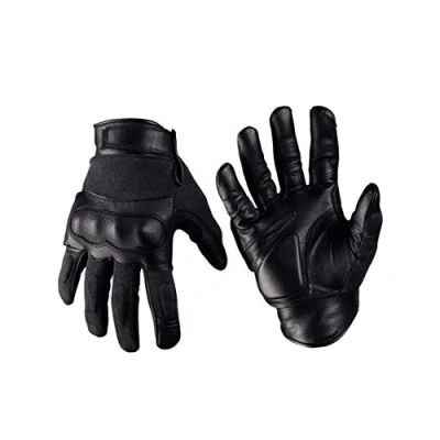 Imagen de Mil Tec Hombres Guantes Cuero / Kevlar Negro Tamano XL