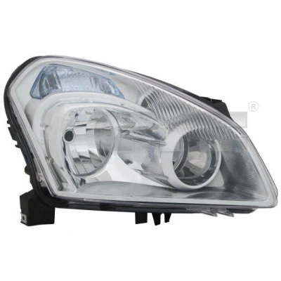 Imagen de TYC 20 11571 05 2 Faros derecha H7/H7 para circulación por la sin electromotor NISSAN: Qashqai / Qashqai+2 I