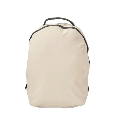 Imagen de Mochila koröshi con cierre cremallera y bolsillo interior para portátil color crudo Estilo Comodidad