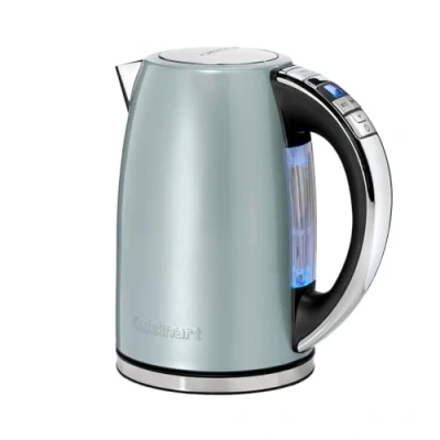 Imagen de Cuisinart Hervidor eléctrico con jarra Multi Temp Ebullición rápida, 3KW Sin cable 1,7L de capacidad Temperatura ajustable Filtro antical lavable y extraíble Verde