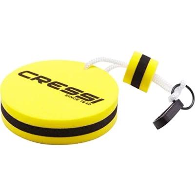 Imagen de Cressi Floating Keychain Llavero flotante, amarillo/negro, talla única, unisex adulto