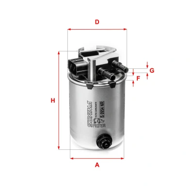 Imagen de SOFIMA S 0954 NR Filtro Combustible Cartucho filtrante NISSAN: X Trail, RENAULT: Koleos 2