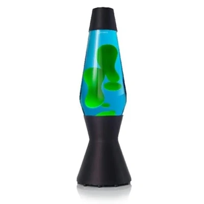Imagen de Mathmos Lámpara de lava Negro Azul/Verde