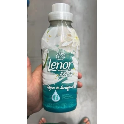 Imagen de Lenor Elixir Suavizante para lavadora concentrado, 200 lavados (8 x 25), sueño de Cerdeña, perfume larga duración