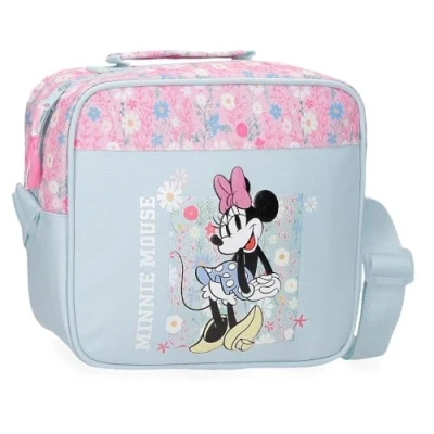 Imagen de Disney Joumma Minnie Happy Bolso Bandolera Azul 23x20x9 cms Poliéster
