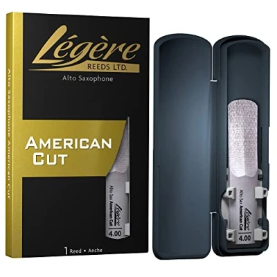 Imagen de Légère Reeds Alto Saxófono Reed, American Cut, Dureza 4.00 (ASA4.00) Cañas Sintéticas Premium para Viento Madera